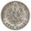 German States 1876C Prussia 5 Marks Very Fine (VF20) (L)