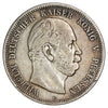German States 1876C Prussia 5 Marks Very Fine (VF20) (L)