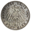 German States 1904A Prussia 5 Marks VF-EF (VF30) (L)