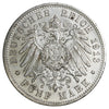 German States 1913A Prussia 5 Marks AU-UNC (AU55) (L)