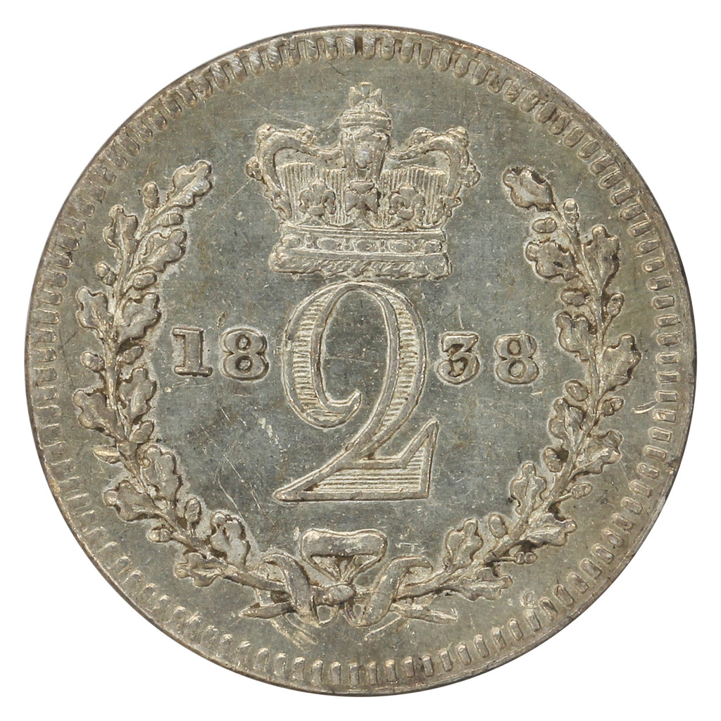Great Britain 1838 2 Pence Uncirculated (MS60) $