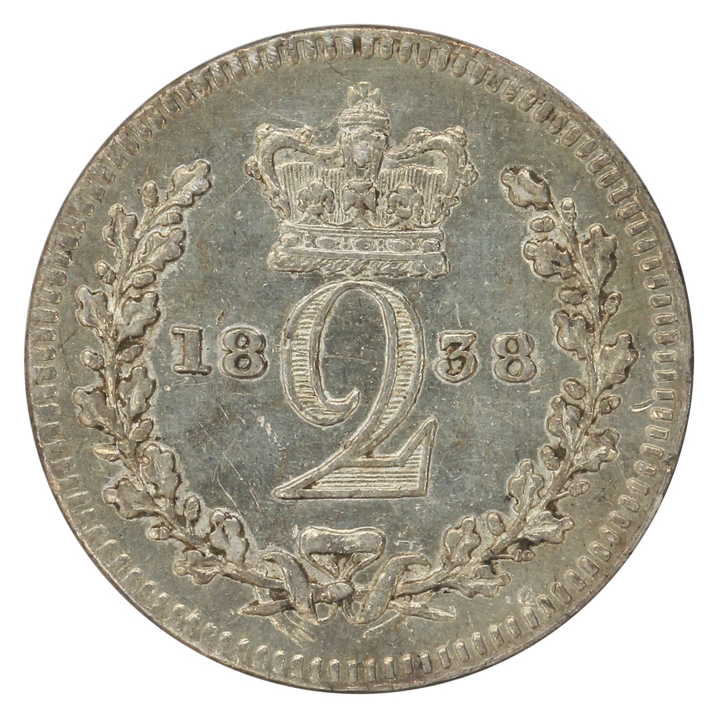 Great Britain 1838 2 Pence Uncirculated (MS60) $