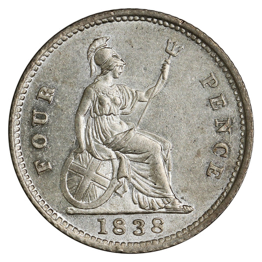 Great Britain 1838 4 Pence Uncirculated (MS60) $