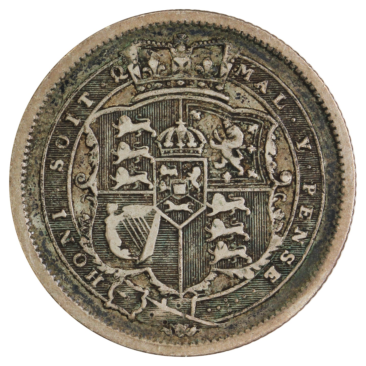 Great Britain 1816 George III Shilling VF-EF (VF30) $