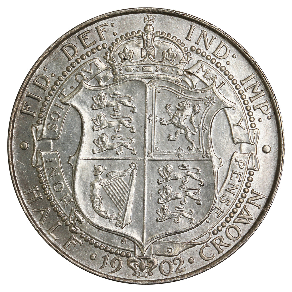 Great Britain 1902 1/2 Crown AU-UNC (AU55) $