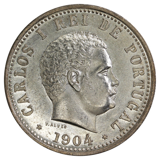 Portuguese-India 1904 Rupia AU-UNC (AU55) $