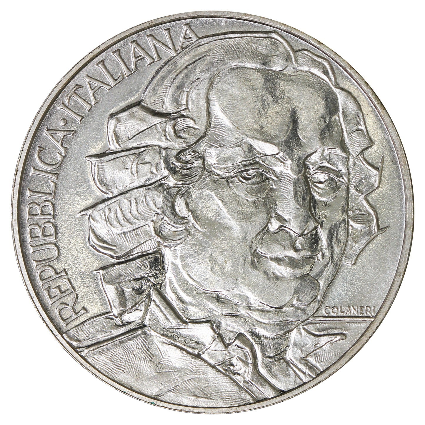 Italy 1993R Carlo Goldoni 500 Lire Choice Brilliant Uncirculated (MS64) $