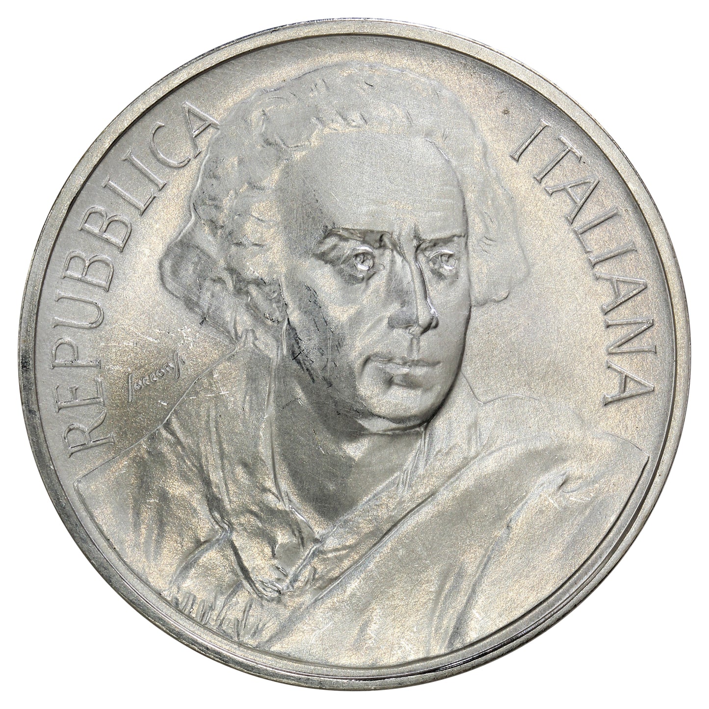 Italy 1999R 1,000 Lire Choice Brilliant Uncirculated (MS64) $