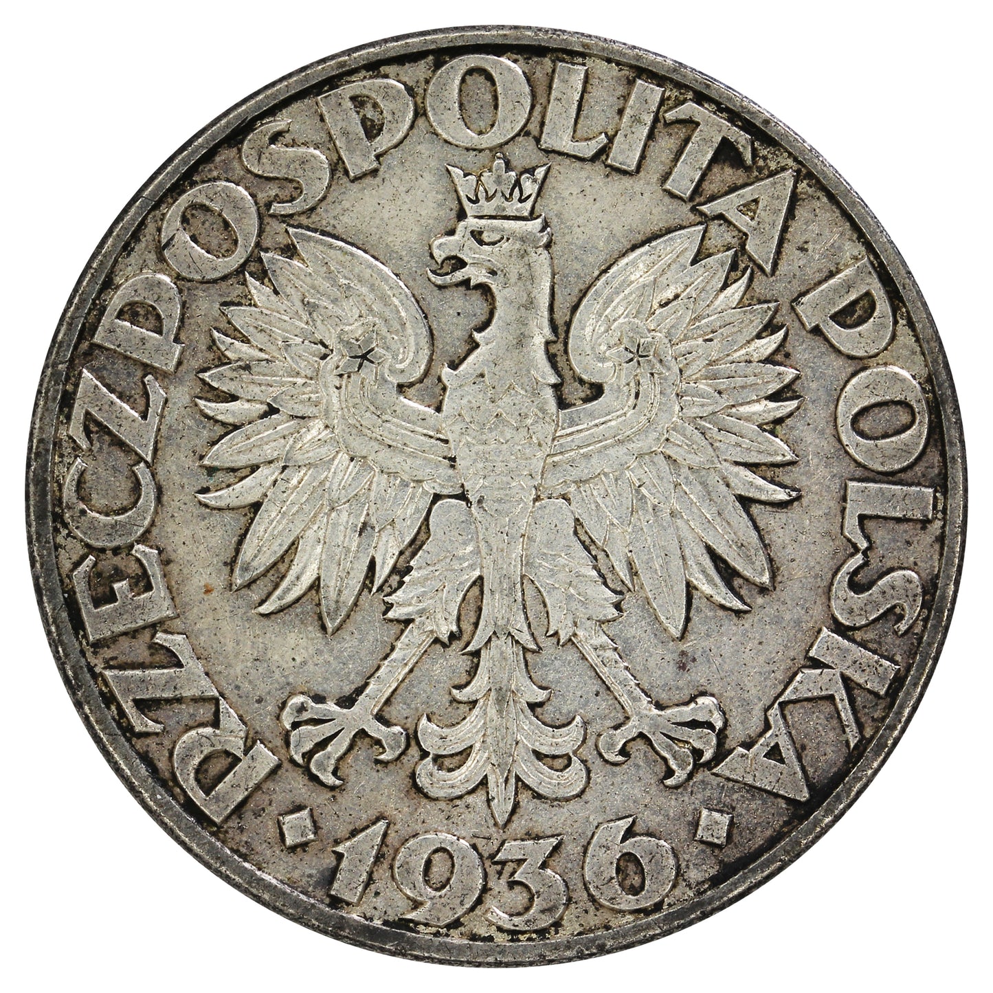 Poland 1932 Gydnia Seaport 5 Zlotych Almost Uncirculated (AU50) $