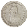 Switzerland 1882B 1/2 Franc VF-EF (VF30) $