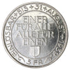 Switzerland 1939B Shooting Fest 5 Francs UNC+ (MS62) $