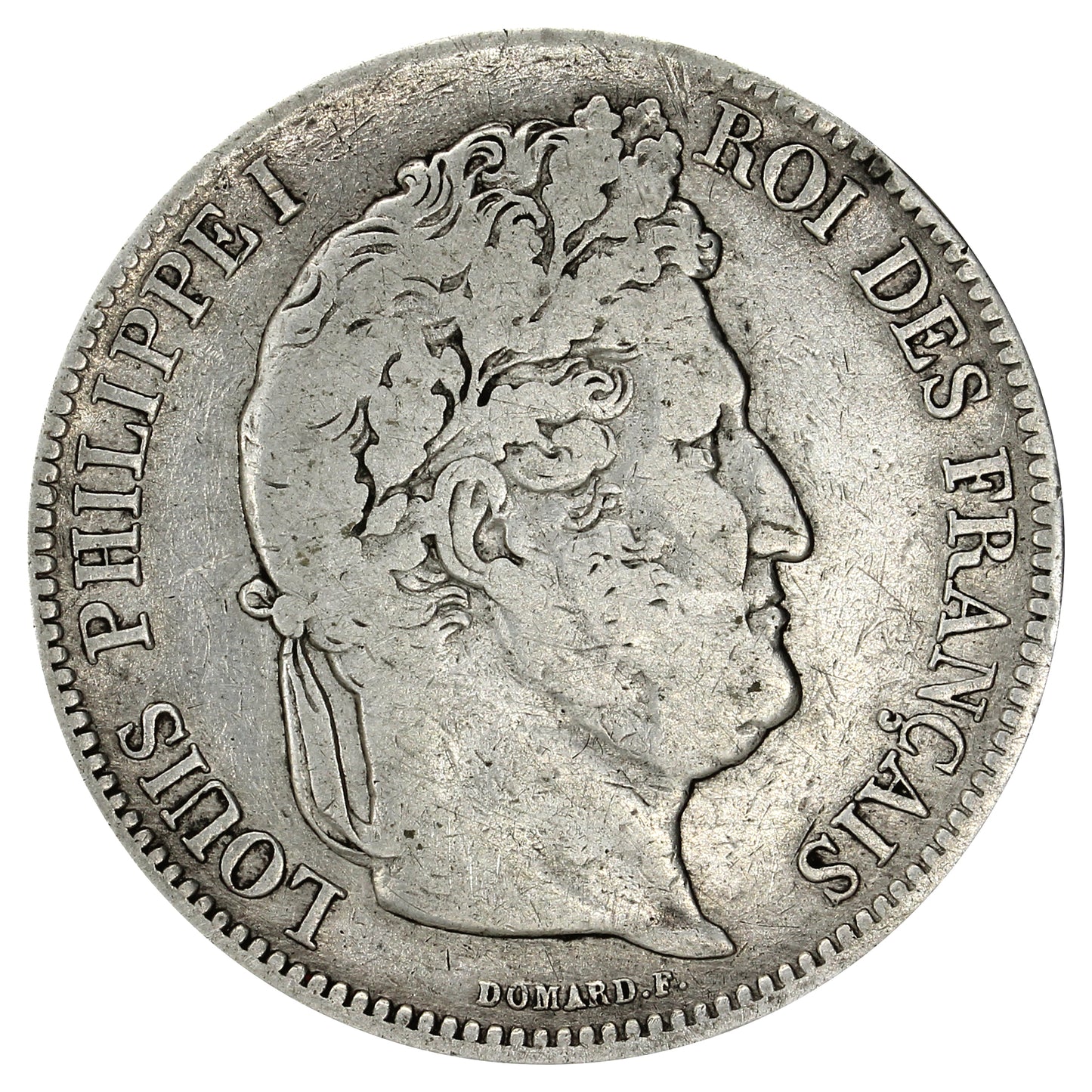 France 1841W 5 Francs F-VF (F15) $
