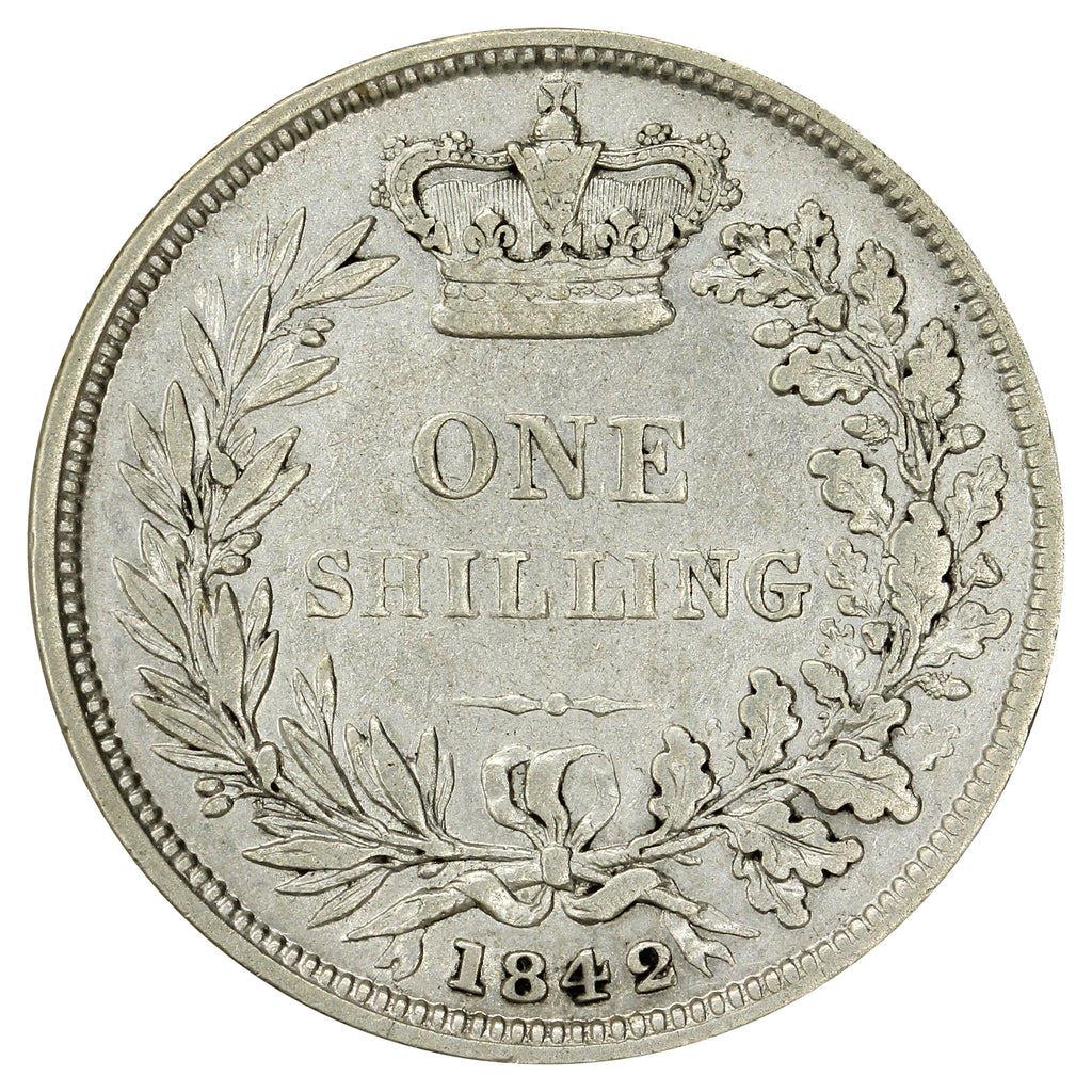 Great Britain 1842 Shilling F-VF (F15) $