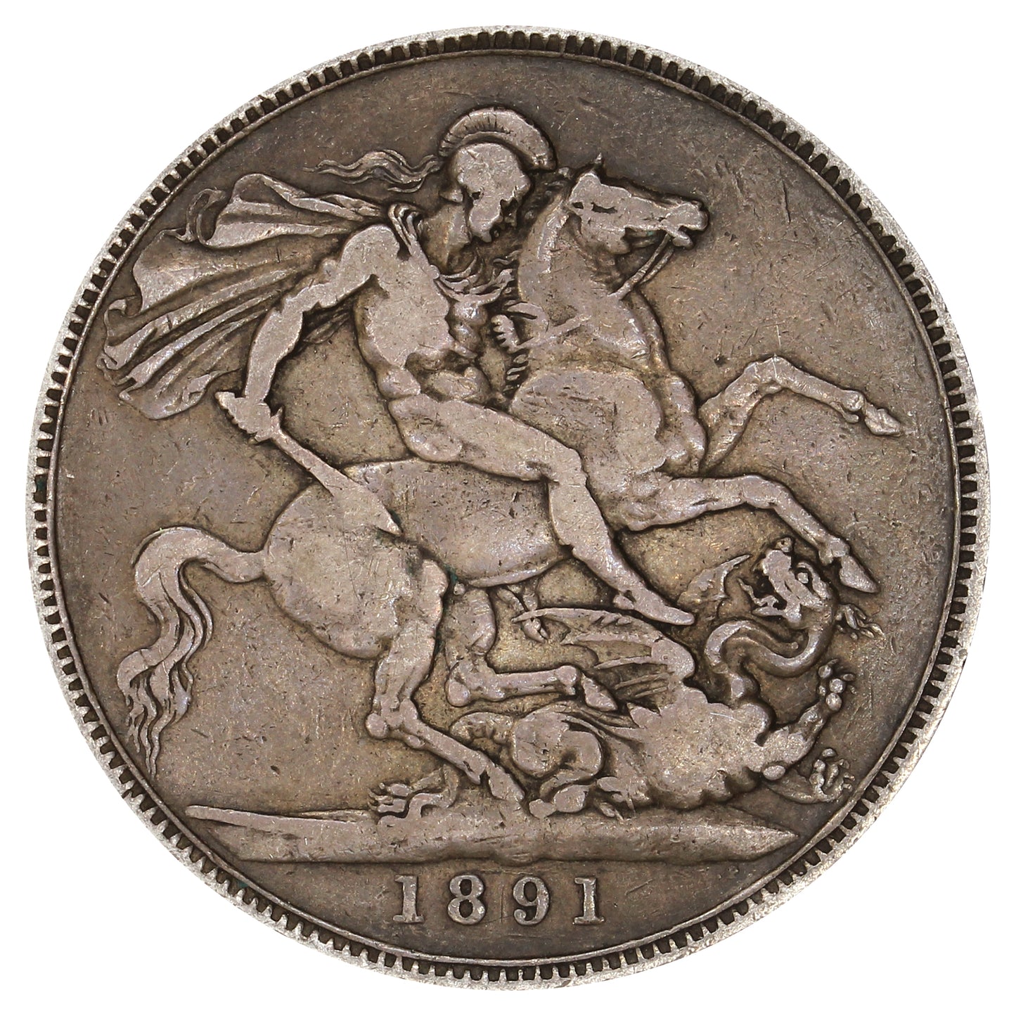 Great Britain 1891 Crown Fine (F12) $
