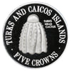 Turks and Caicos 1975 5 Crowns Proof (L)