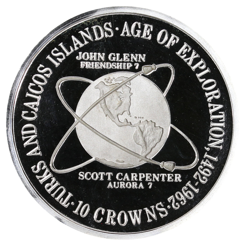 Turks and Caicos 1975 10 Crowns Proof (L)
