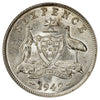 Australia 1942D 6 Pence Brilliant Uncirculated (MS63)