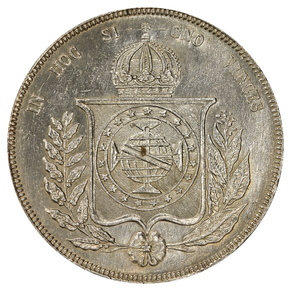 Brazil 1856 1000 Reis Uncirculated (MS60)