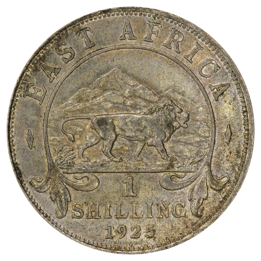 East Africa 1925 Shilling Brilliant Uncirculated (MS63)