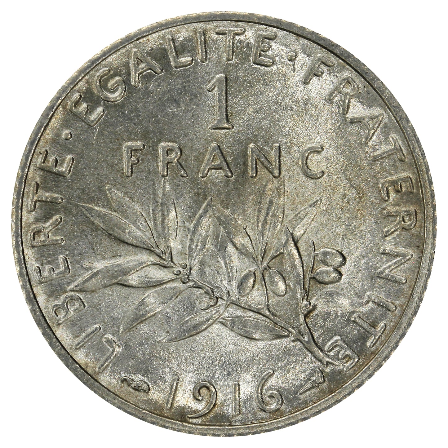 France 1916 Franc Uncirculated (MS60)