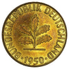 Germany 1950F 5 Pfennig Brilliant Uncirculated (MS60)