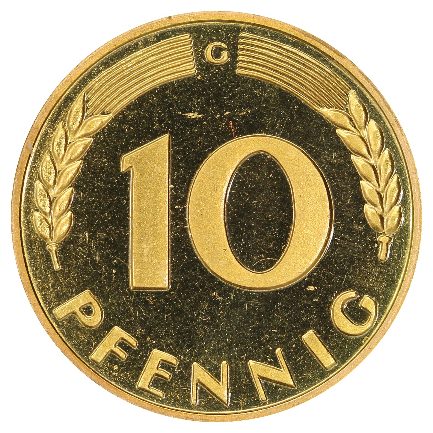 Germany 1950G 10 Pfennig Proof