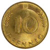 Germany 1950G 10 Pfennig Brilliant Uncirculated (MS63)