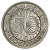 German Weimar Republic 1927F 50 Pfennig Extra Fine (EF40)