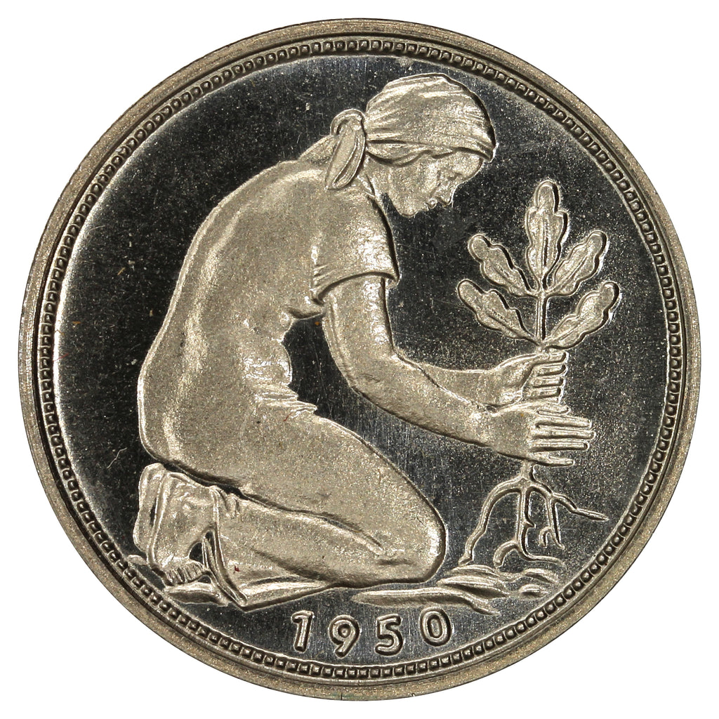 Germany 1950G 50 Pfennig Proof