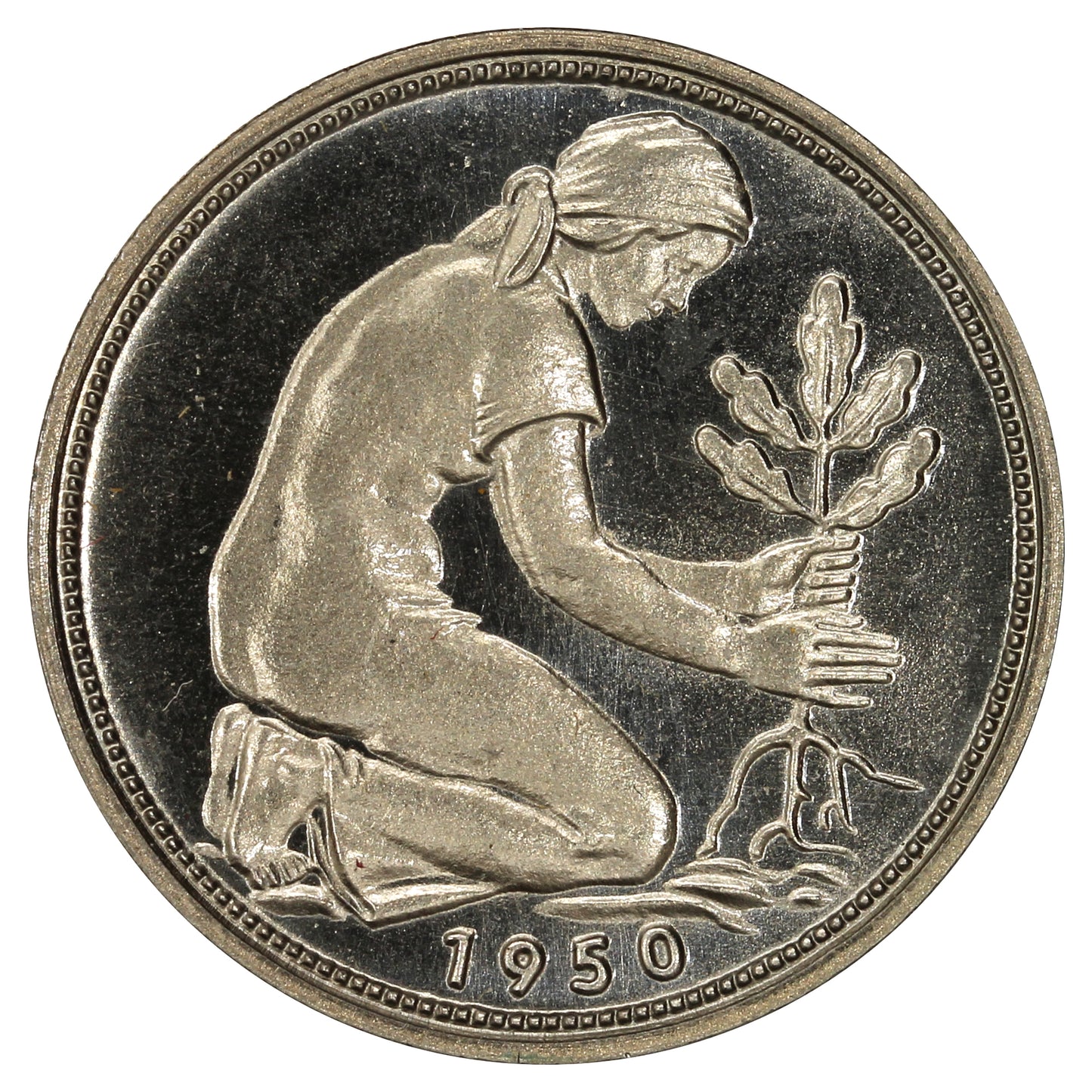 Germany 1950G 50 Pfennig Proof