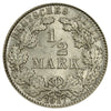 German Empire 1917E 1/2 Mark Brilliant Uncirculated (MS63)