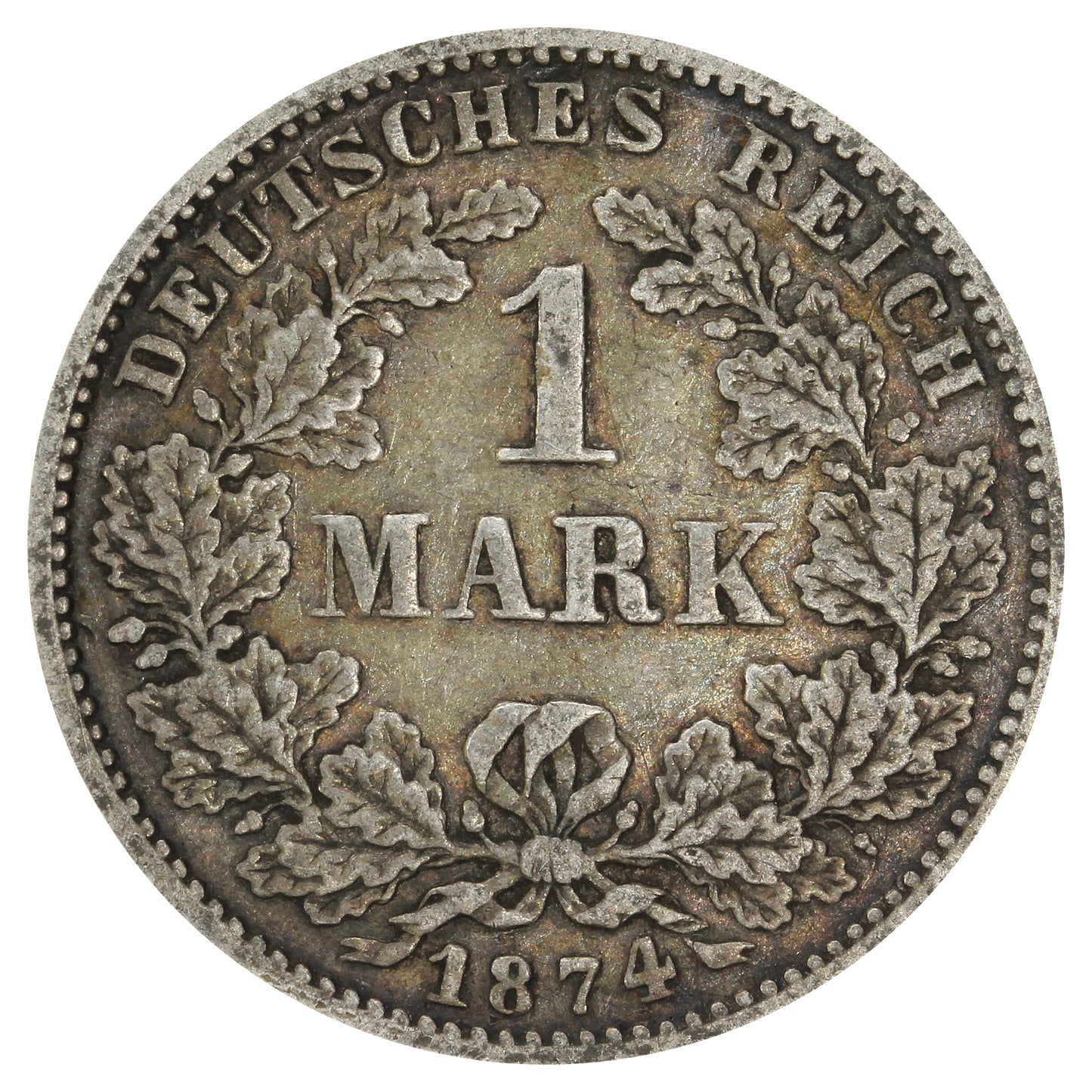 German Empire 1874G Mark VF-EF (VF30)