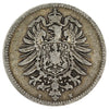 German Empire 1875H Mark VF-EF (VF30)