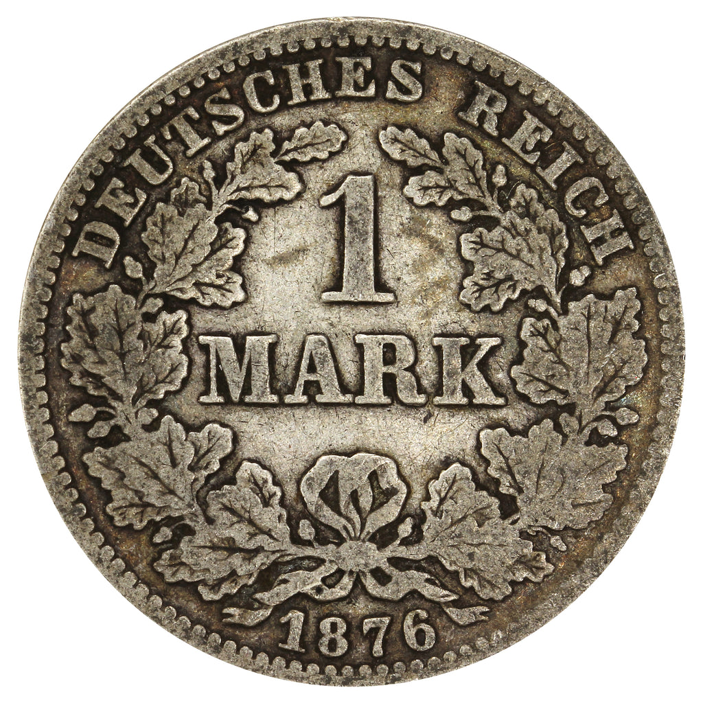 German Empire 1876C Mark VF-EF (VF30)