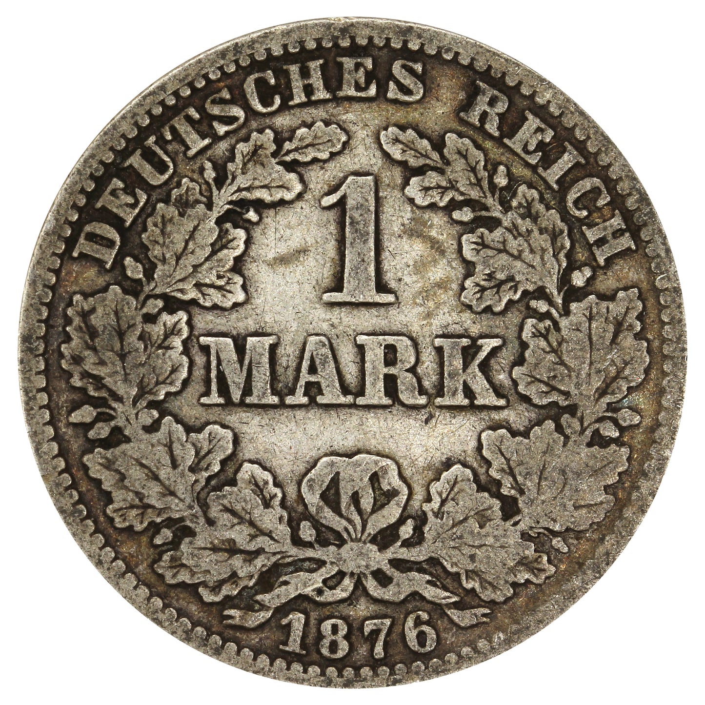 German Empire 1876C Mark VF-EF (VF30)