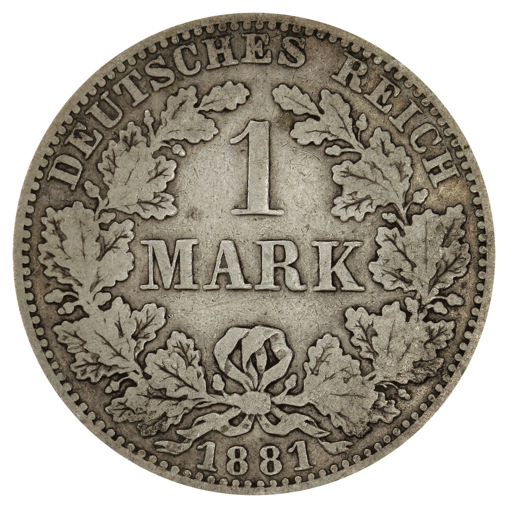 German Empire 1881A Mark Very Fine (VF20)