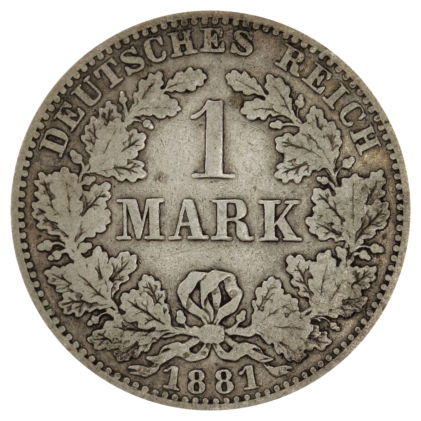 German Empire 1881A Mark Very Fine (VF20)