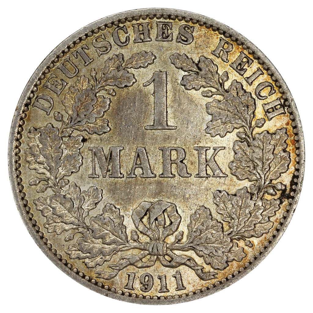 German Empire 1911A Mark Almost Uncirculated (MS60)