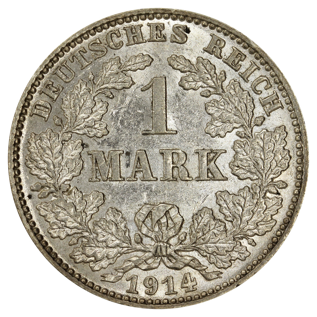 German Empire 1914J Mark Uncirculated (MS60)