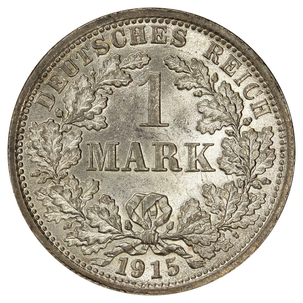 German Empire 1915F Mark Brilliant Uncirculated (MS63)