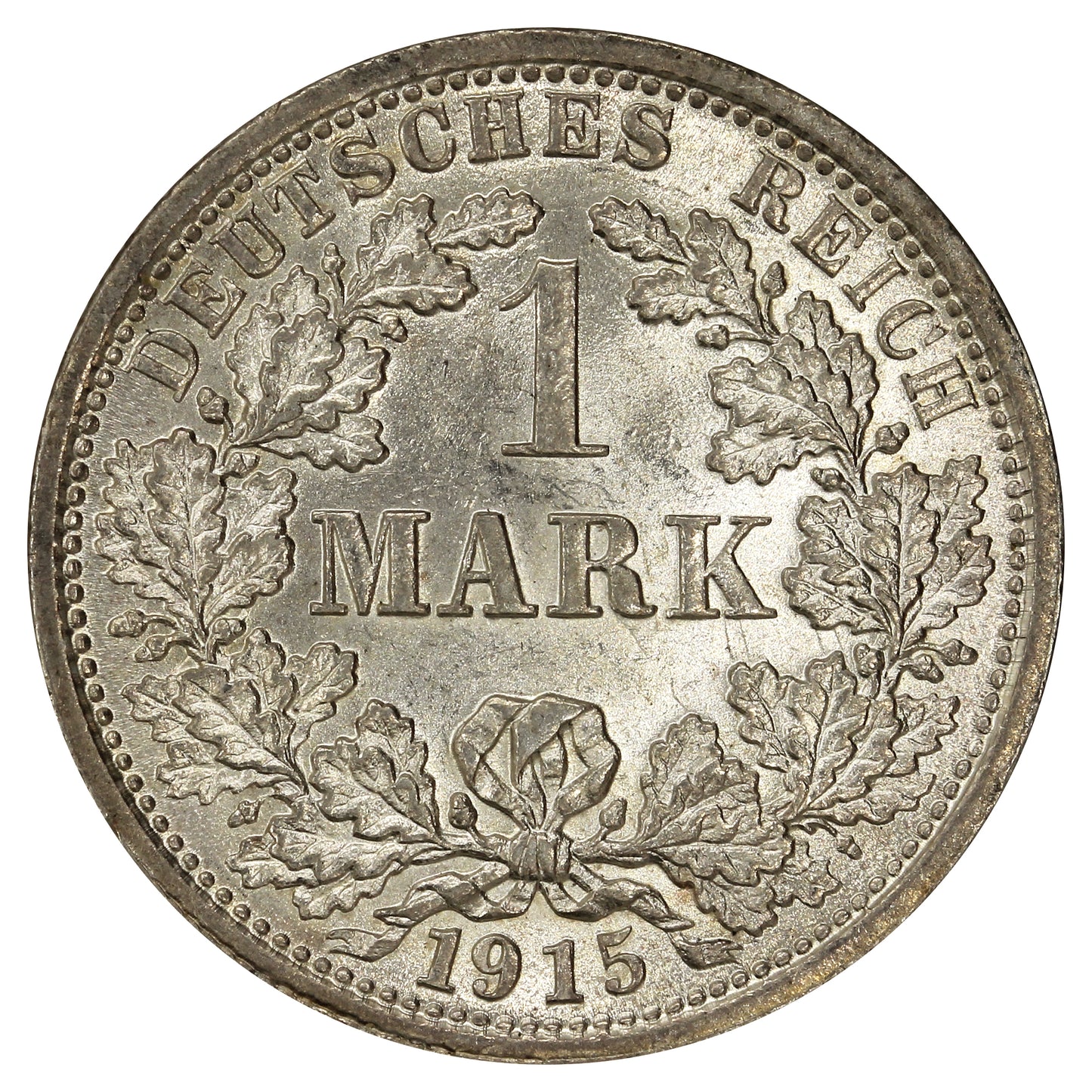 German Empire 1915F Mark Brilliant Uncirculated (MS63)