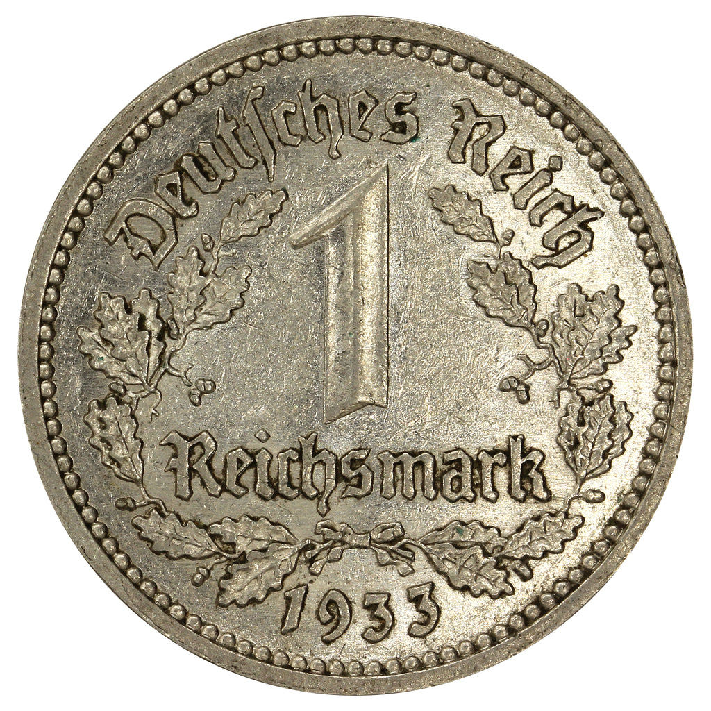 German Third Reich 1933A Mark Extra Fine (EF40)