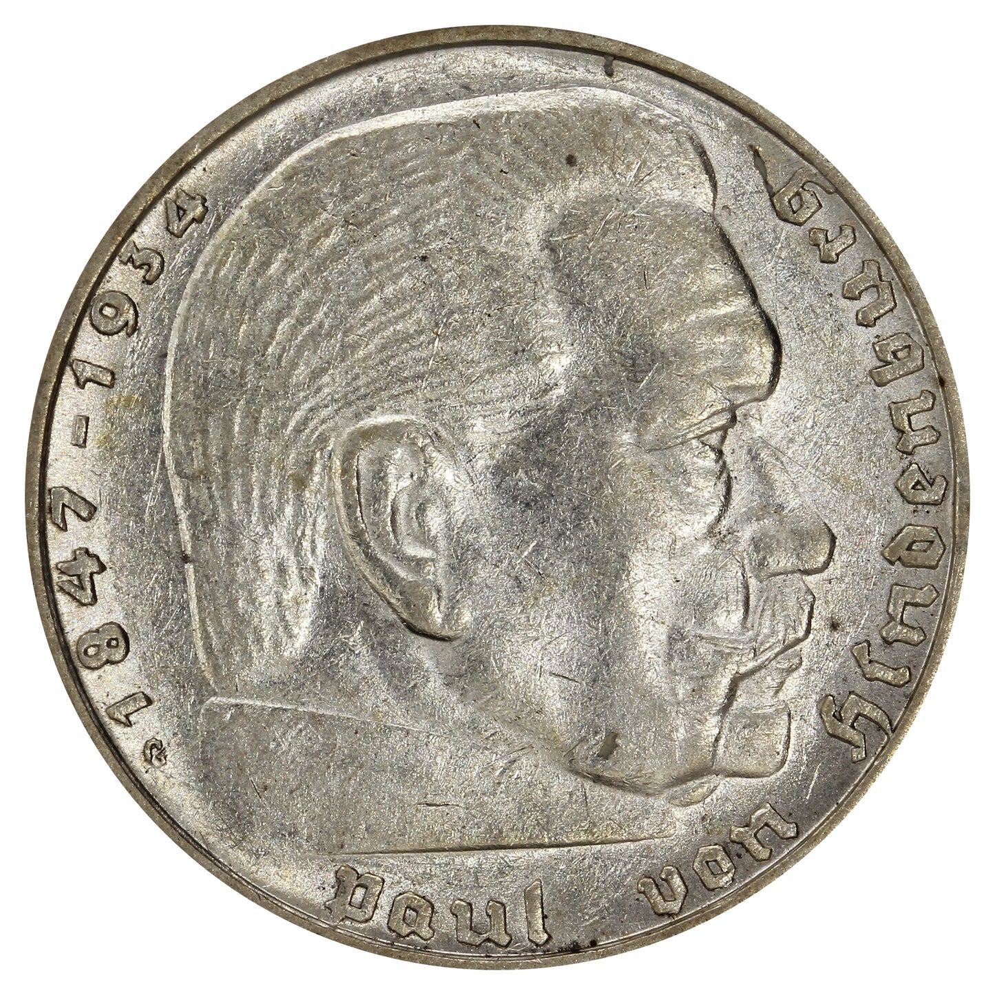 German Third Reich 1936G 2 Marks Extra Fine (EF40)