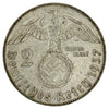 German Third Reich 1937E 2 Marks Almost Uncirculated (AU50)