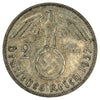 German Third Reich 1937F 2 Marks Almost Uncirculated (AU50)