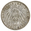German States 1909F Wurttemburg 3 Marks EF-AU (EF45)
