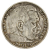German Third Reich 1936A Hindenburg 5 Marks Very Fine (VF20)