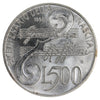 Italy 1992R Gioacchino Rossini 500 Lire Choice Brilliant Uncirculated (MS64)
