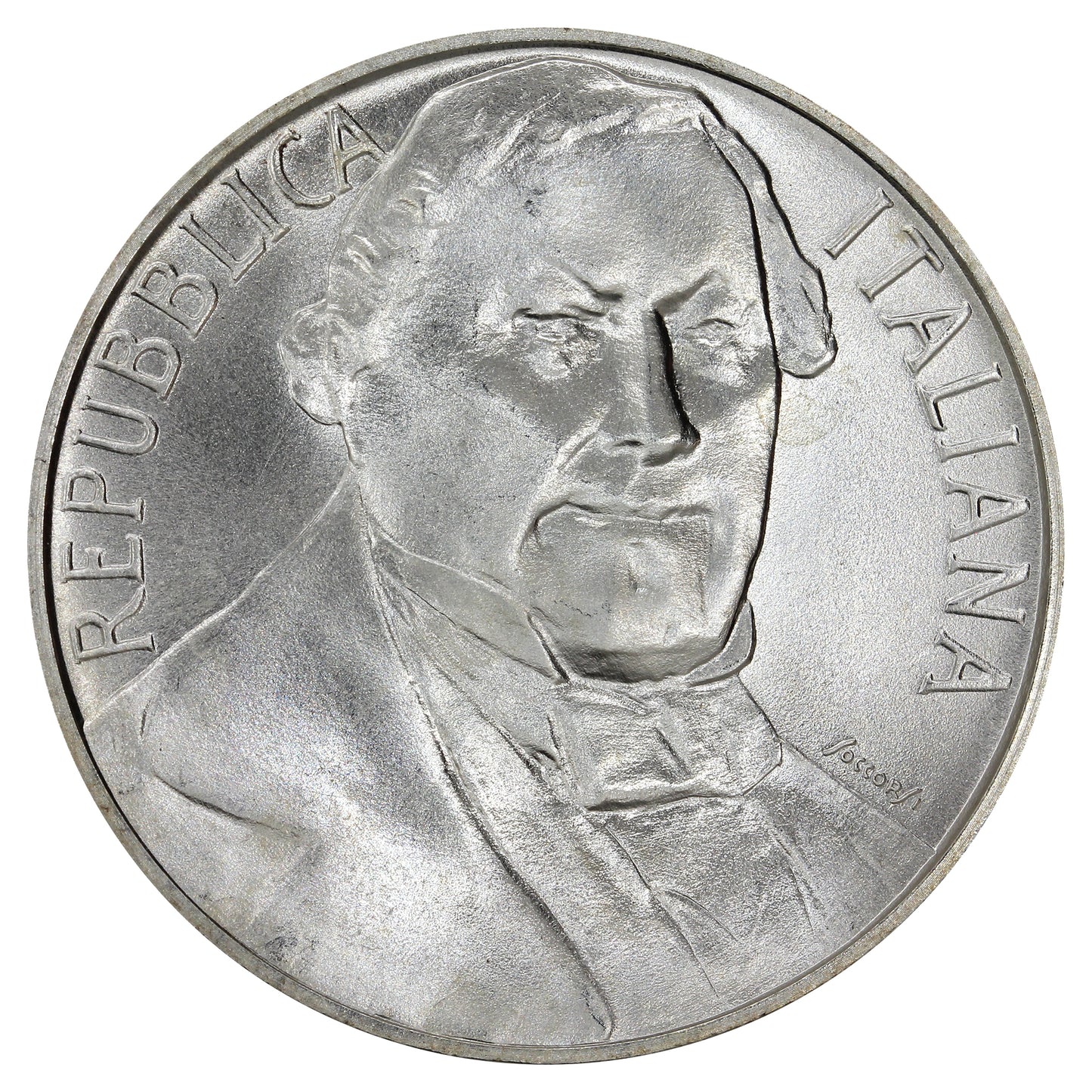 Italy 1992R Gioacchino Rossini 500 Lire Choice Brilliant Uncirculated (MS64)