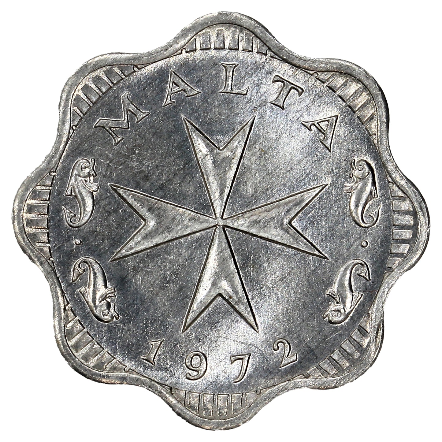 Malta 1972 2 Mils Uncirculated (MS60)